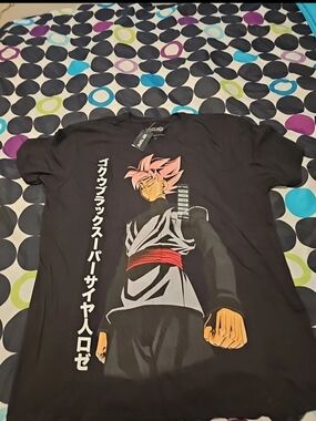 Black Dragon Ball Z Graphic Tee Goku ROSE XL